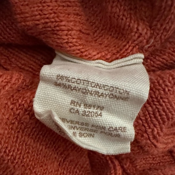 Free People | Orange Snap Drape Front Cardigan (S) - Picture 7 of 8